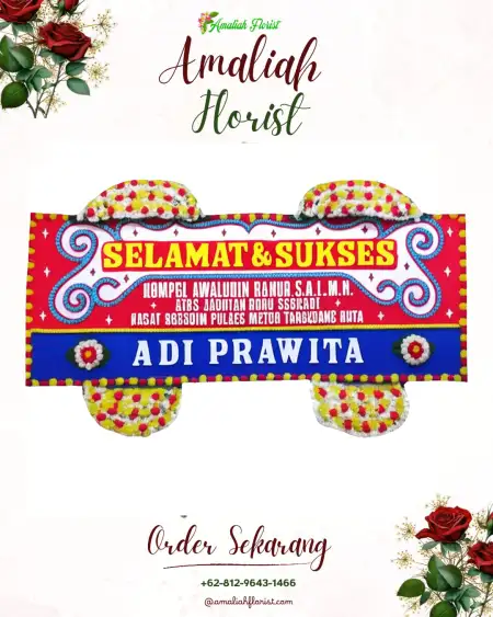 Papan Bunga Ucapan Selamat Sijeruk